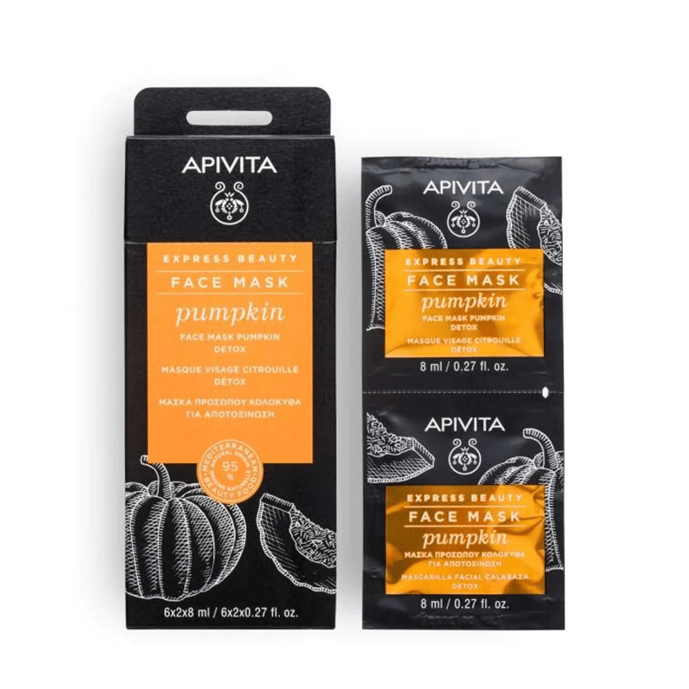 Apivita Pumpkin Detox Face Mask 2X8ml