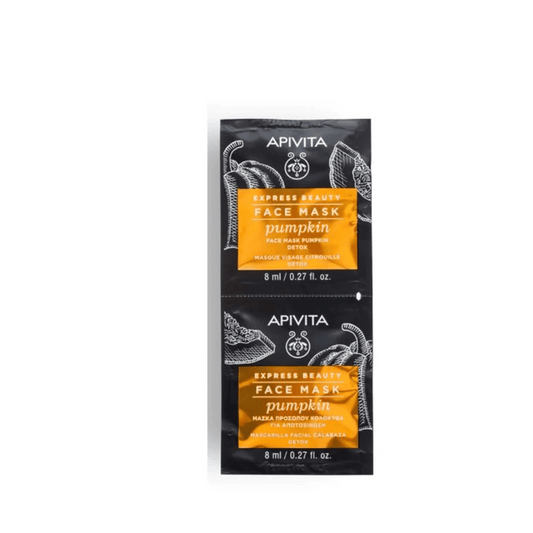 Apivita Pumpkin Detox Face Mask 2X8ml