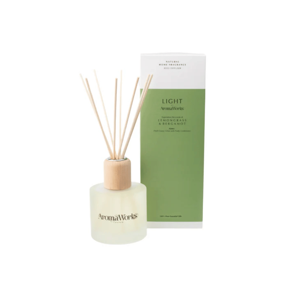 AromaWorks Light Range - Lemongrass & Bergamot Reed Diffuser 200ml