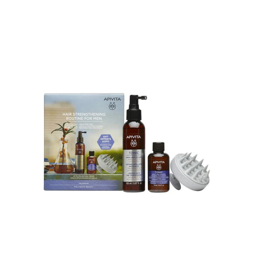 Apivita Hair Strengthening Routine Set For Men