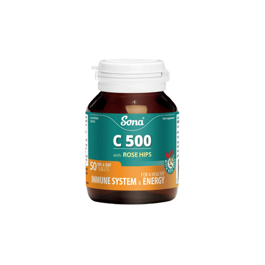 Sona C500 Vitamin C 500mg 50 Tabs