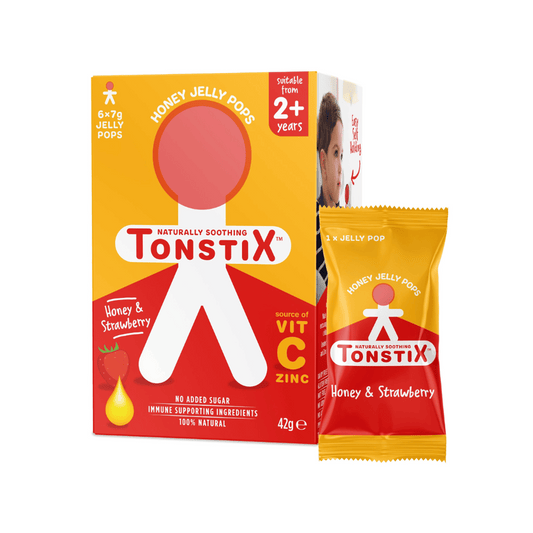 Tonstix Honey & Strawberry – 6 Jelly Pops